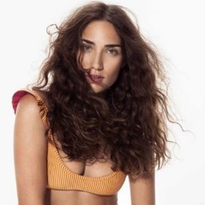 Petal Top Bikini with Arrow Bottoms (Ember Rib)